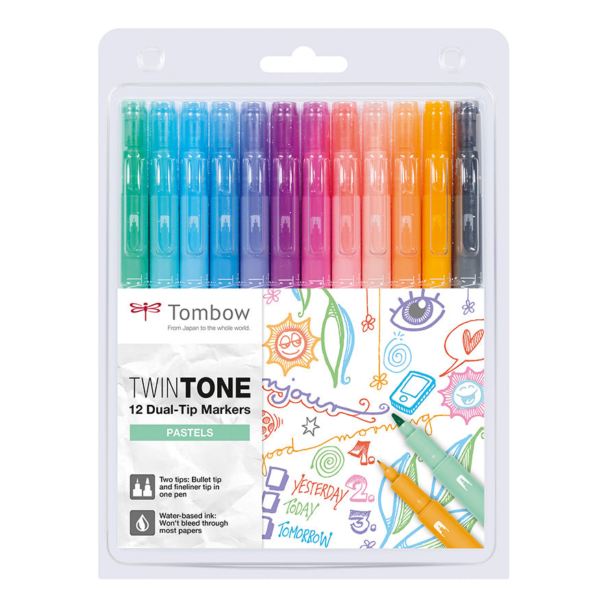 Set Twin Tone Pastel Tombow