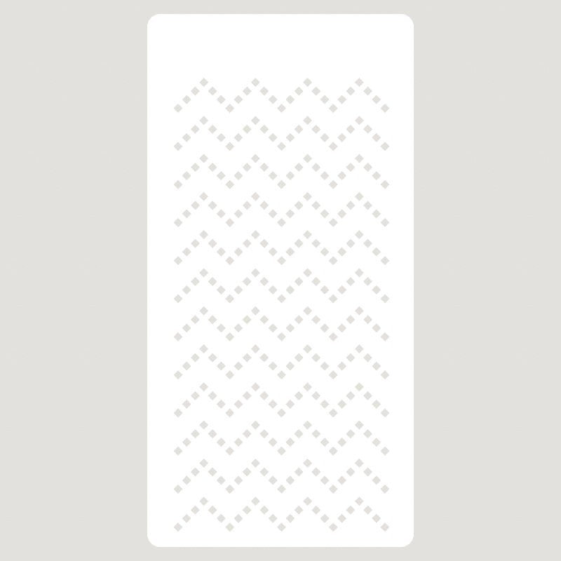 Stencil Decò Scrap 045 ZigZag Renkalik