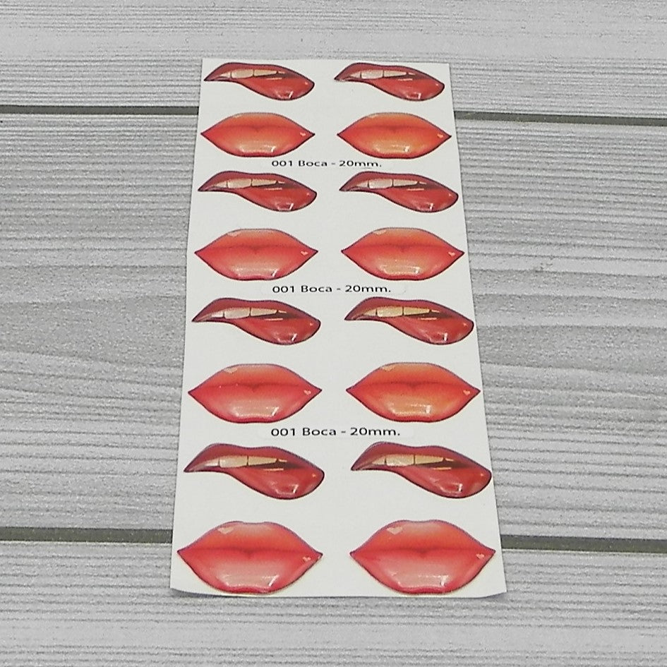 Bocca 3D misura 20mm Mod. 001