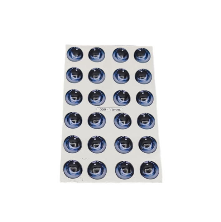 Occhi 3D misura 11mm Mod. 009