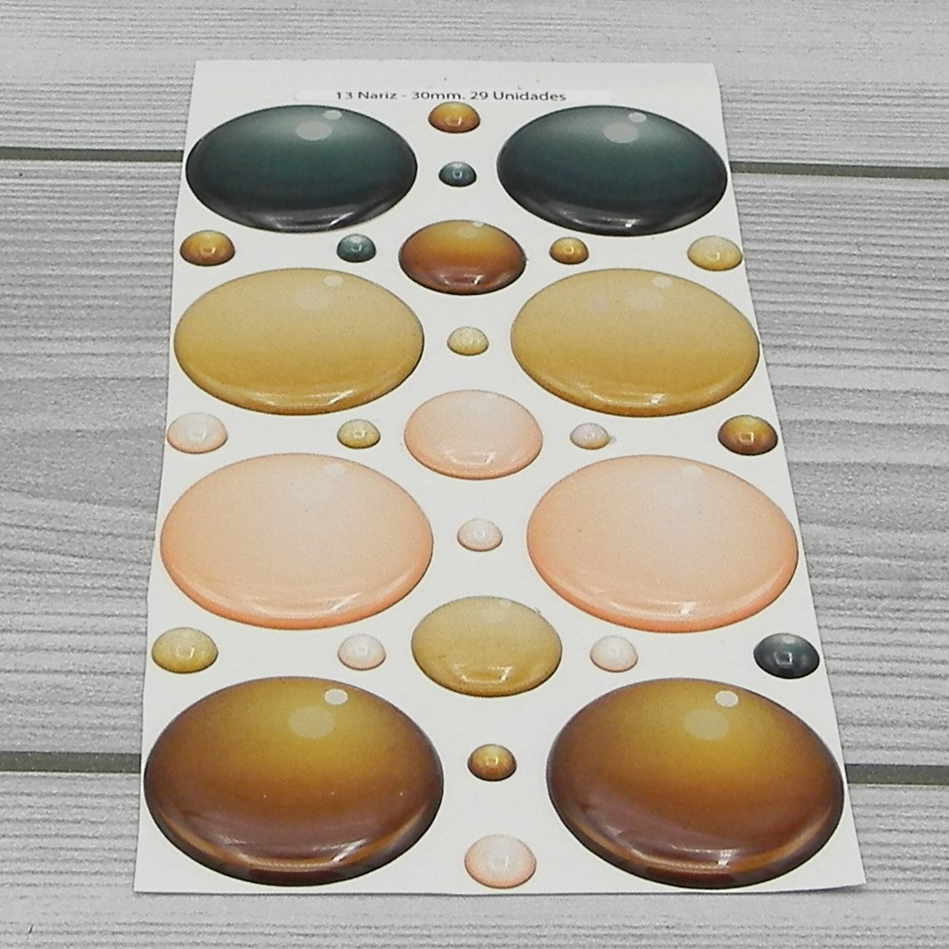 Nasi 3D misura 30mm Mod. 013