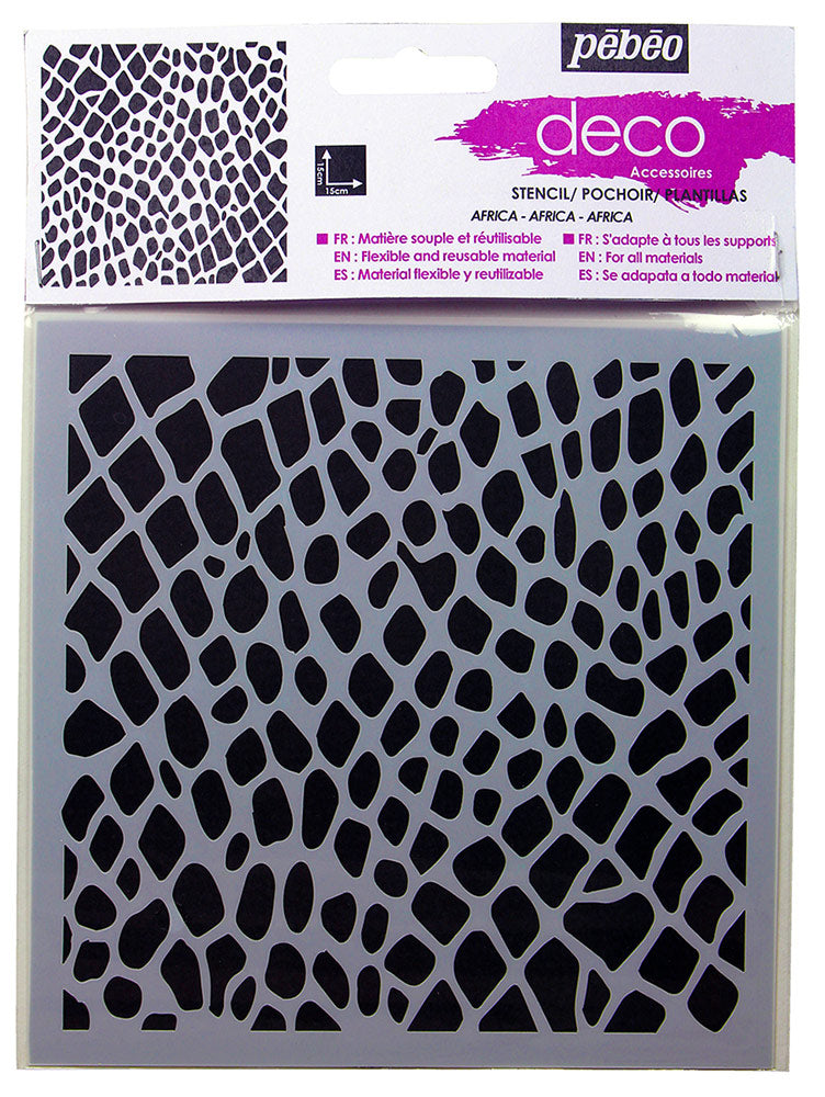 Stencil Africa Pebeo