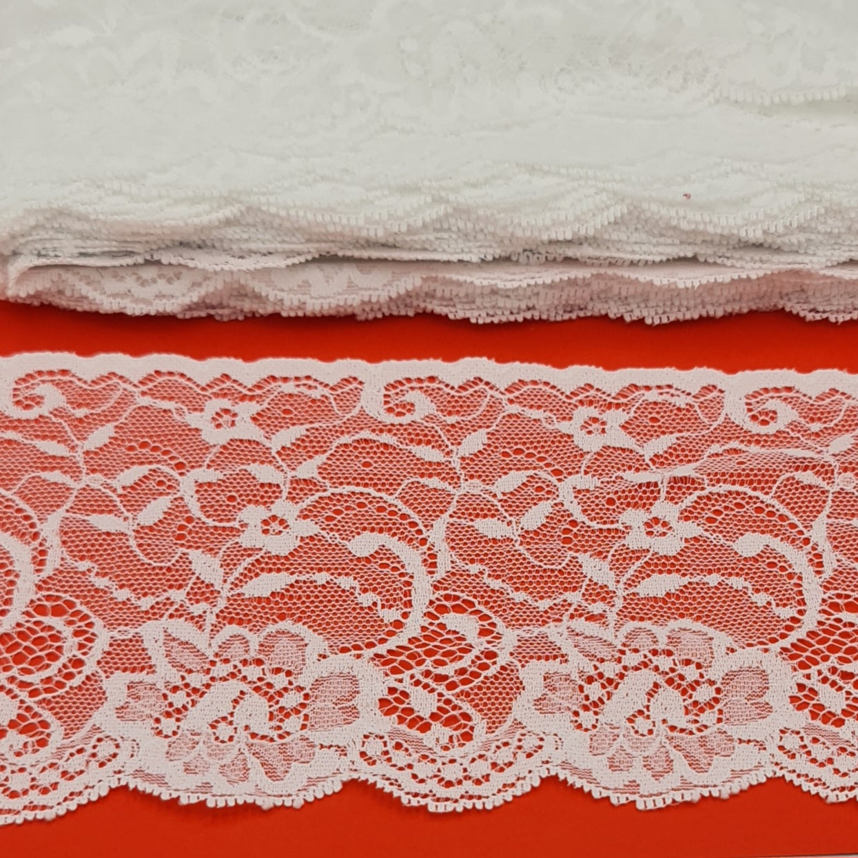 Pizzo Nylon Bianco 11cm Gogolandia