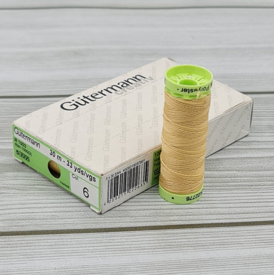 Filo di Poliestere Beige Gutermann