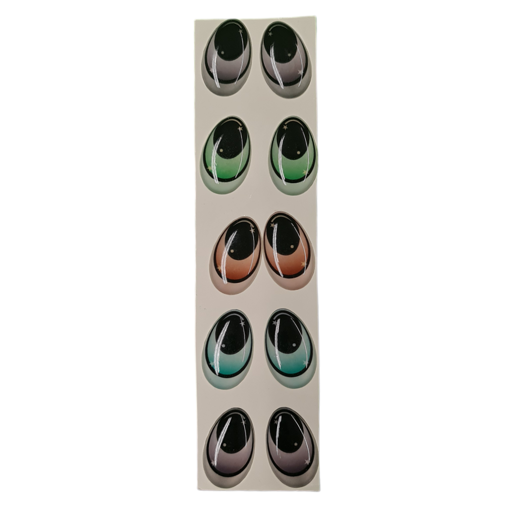 Occhi 3D misura 16mm Mod. 100