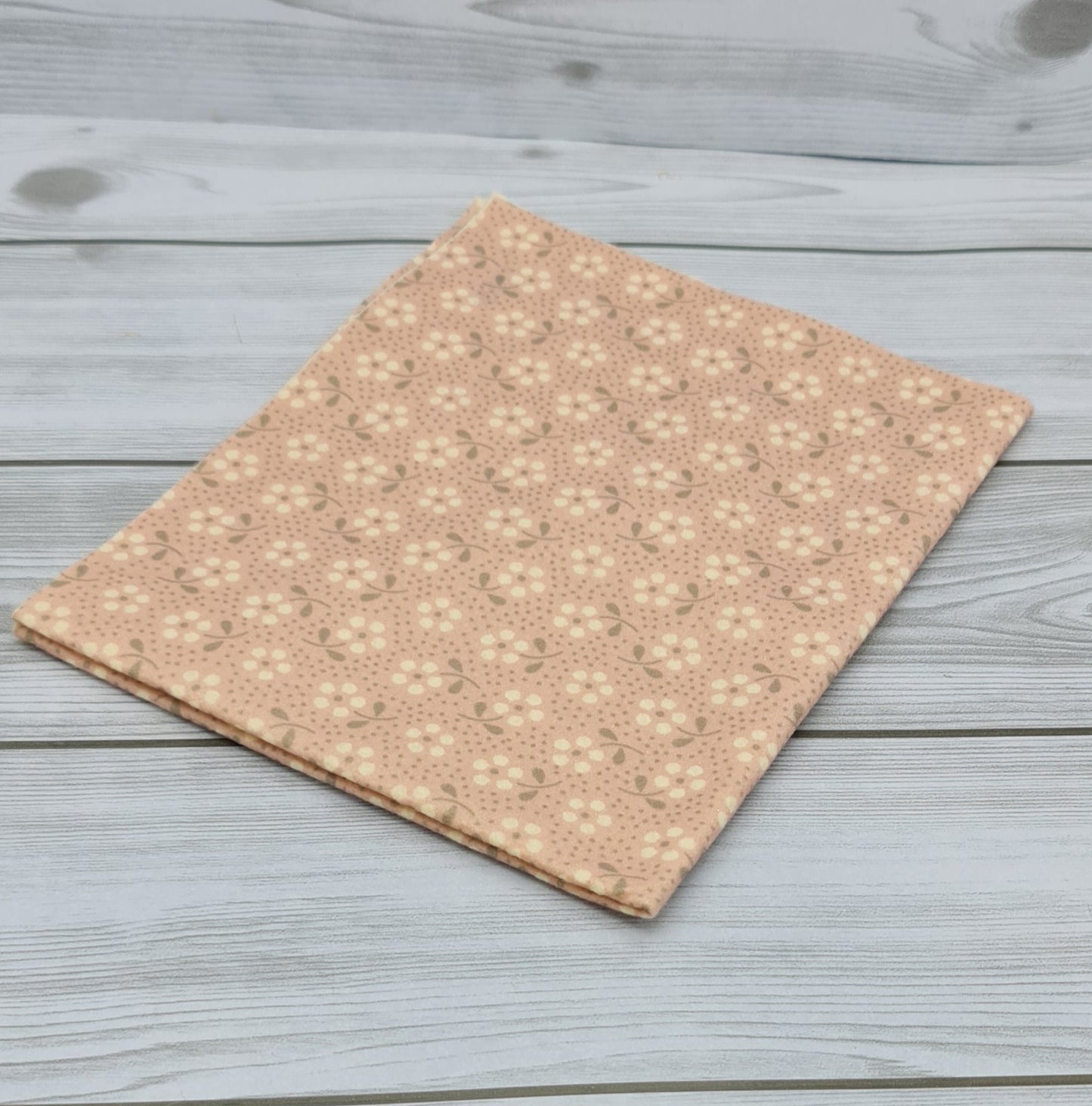 Pannolenci Stampato Fleur Beige Rosa Cipria Cod. 1048-7