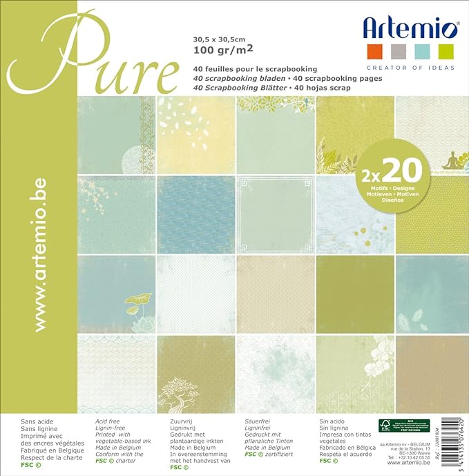 Blocco Pure 40 fogli Artemio