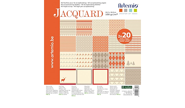 Blocco jacquard 40 fogli Artemio