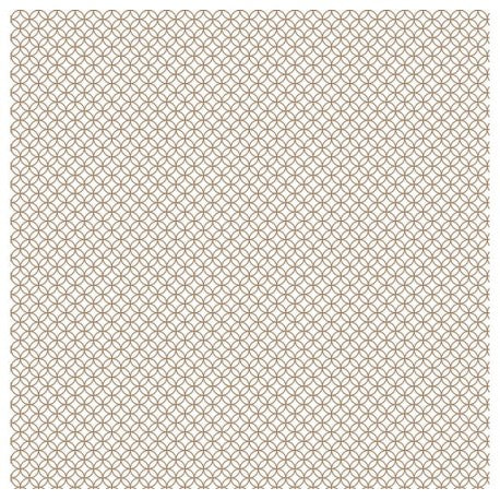 Transparent Metallic Copper Scrapbooking Sheet Secret Garden Weaving