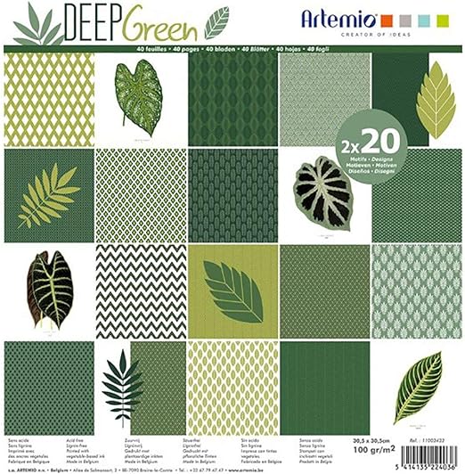Blocco Deep Green 40 fogli Artemio
