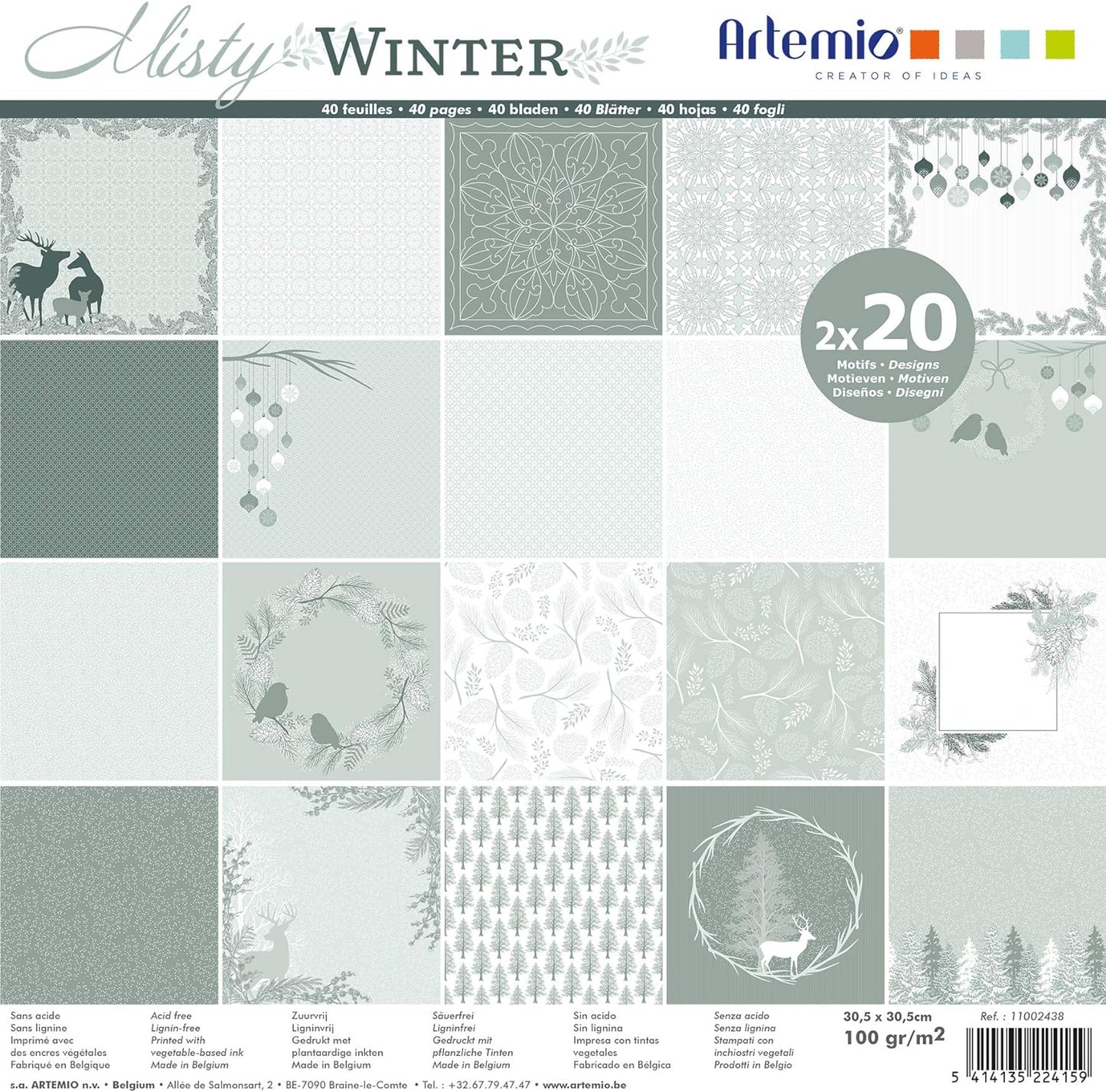 Blocco Misty Winter 40 fogli Artemio