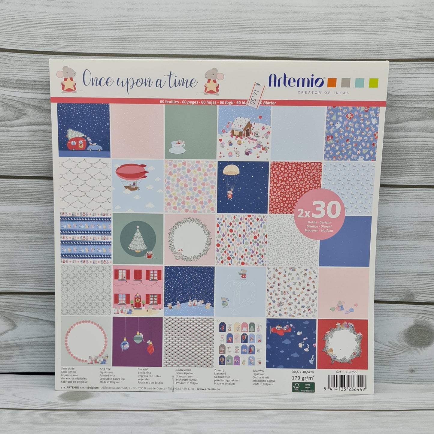 Once upon a time scrapbooking block cod. 11002556