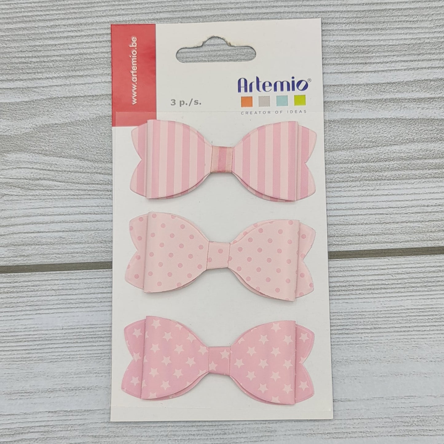 Pre-Cut Fiocchetti Rosa 3D Artemio