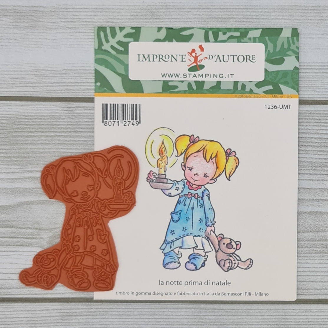 Timbro in caucciù Impronte d'autore La Notte prima di Natale