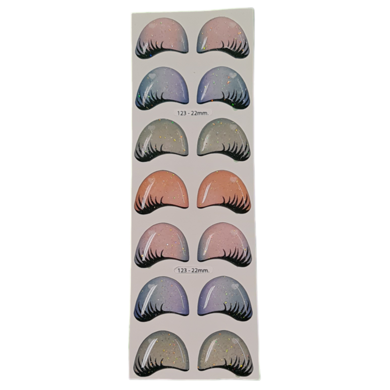 Yeux 3D mesurant 22 mm Code 123D22