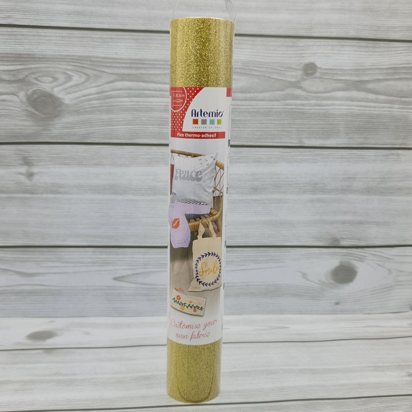 Vinile Termo Adesivo Oro Glitter Artemio