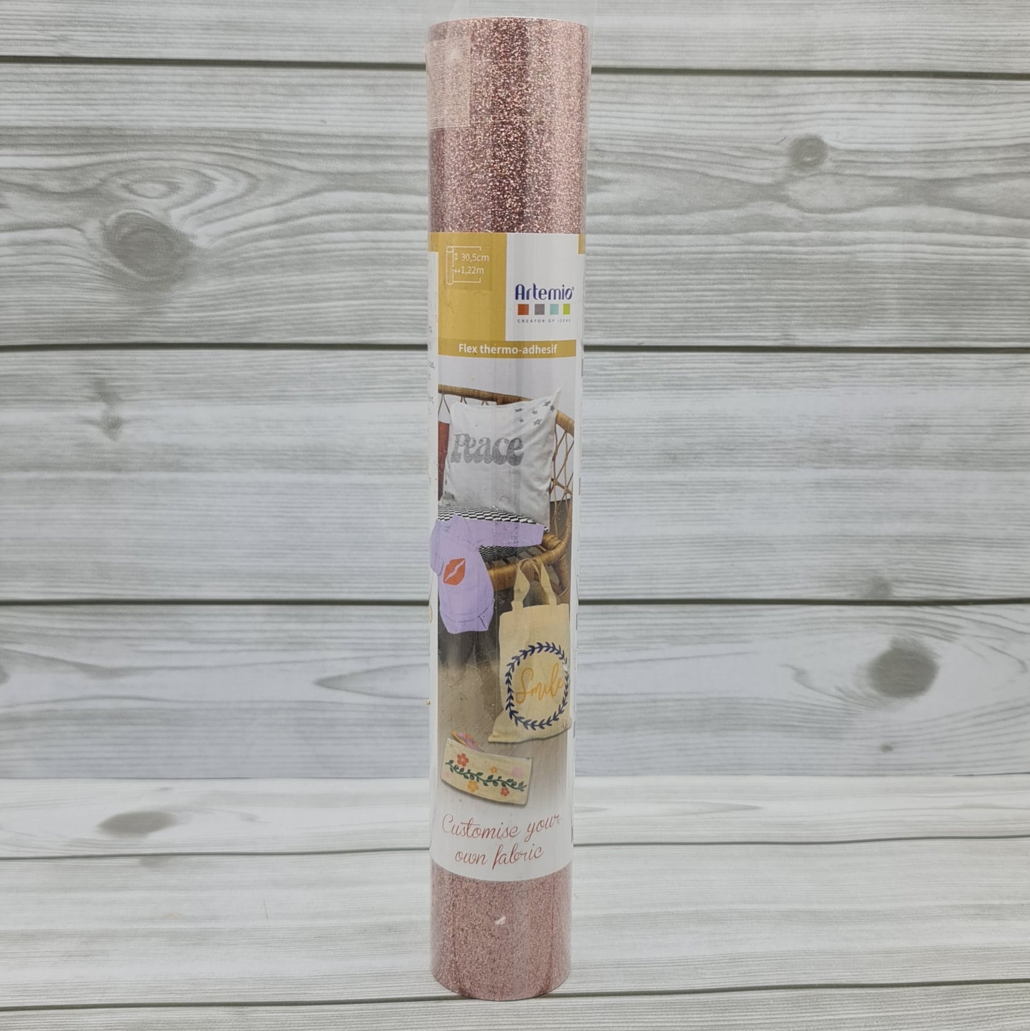 Vinile Termo adesivo Oro Rosa Glitter Artemio