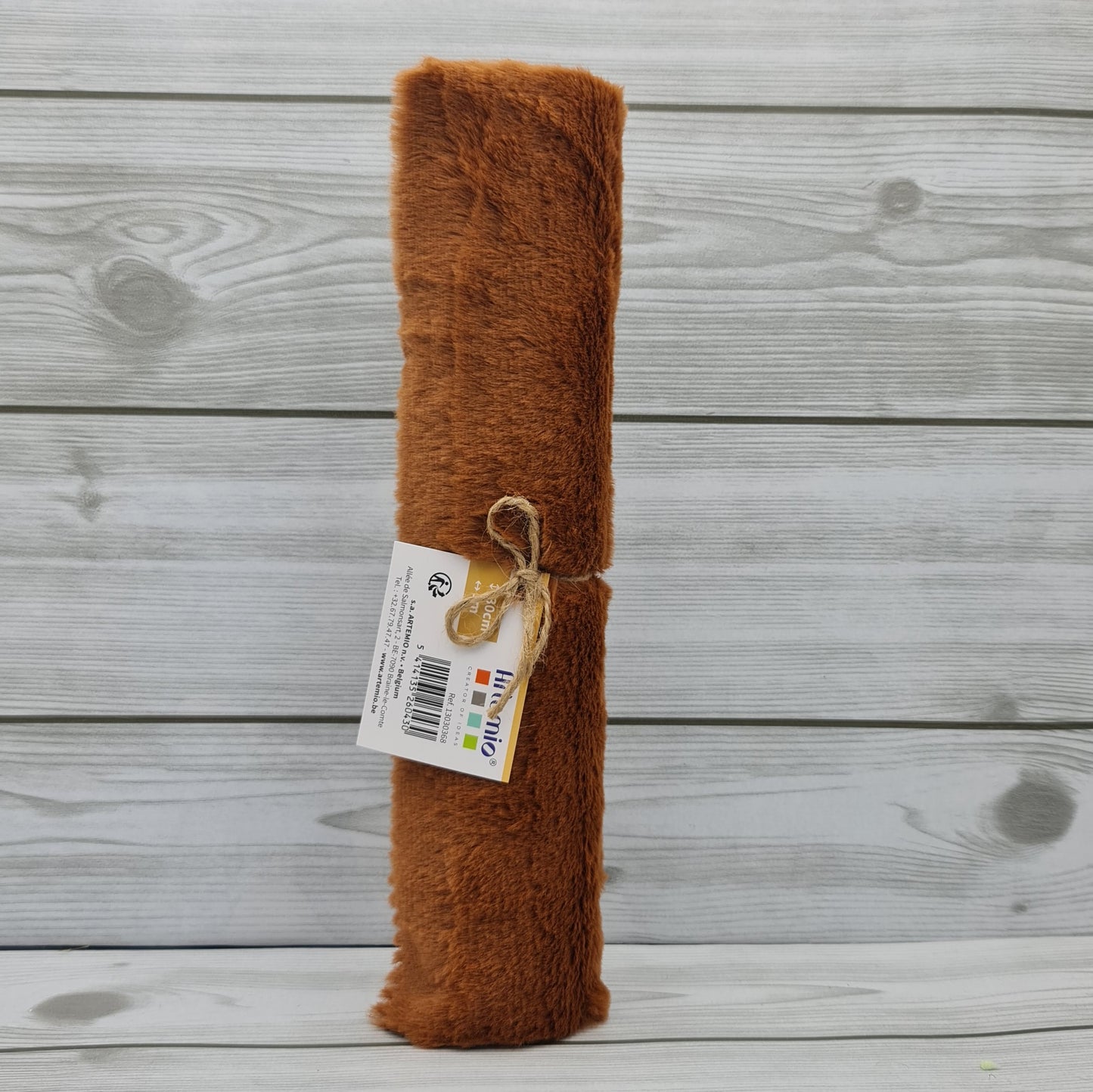 Tessuto Pelouche Muscade Artemio