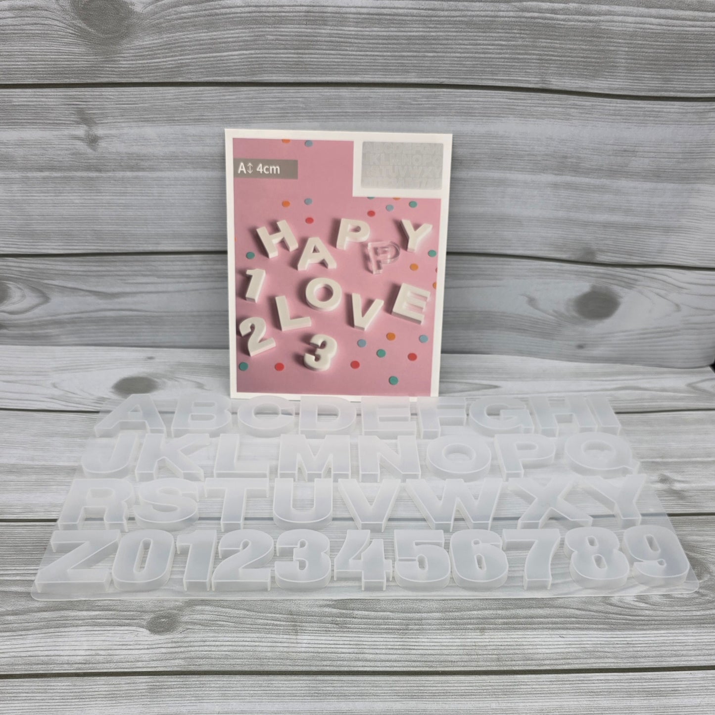 Stampo in Silicone Alfabeto e Numeri Artemio