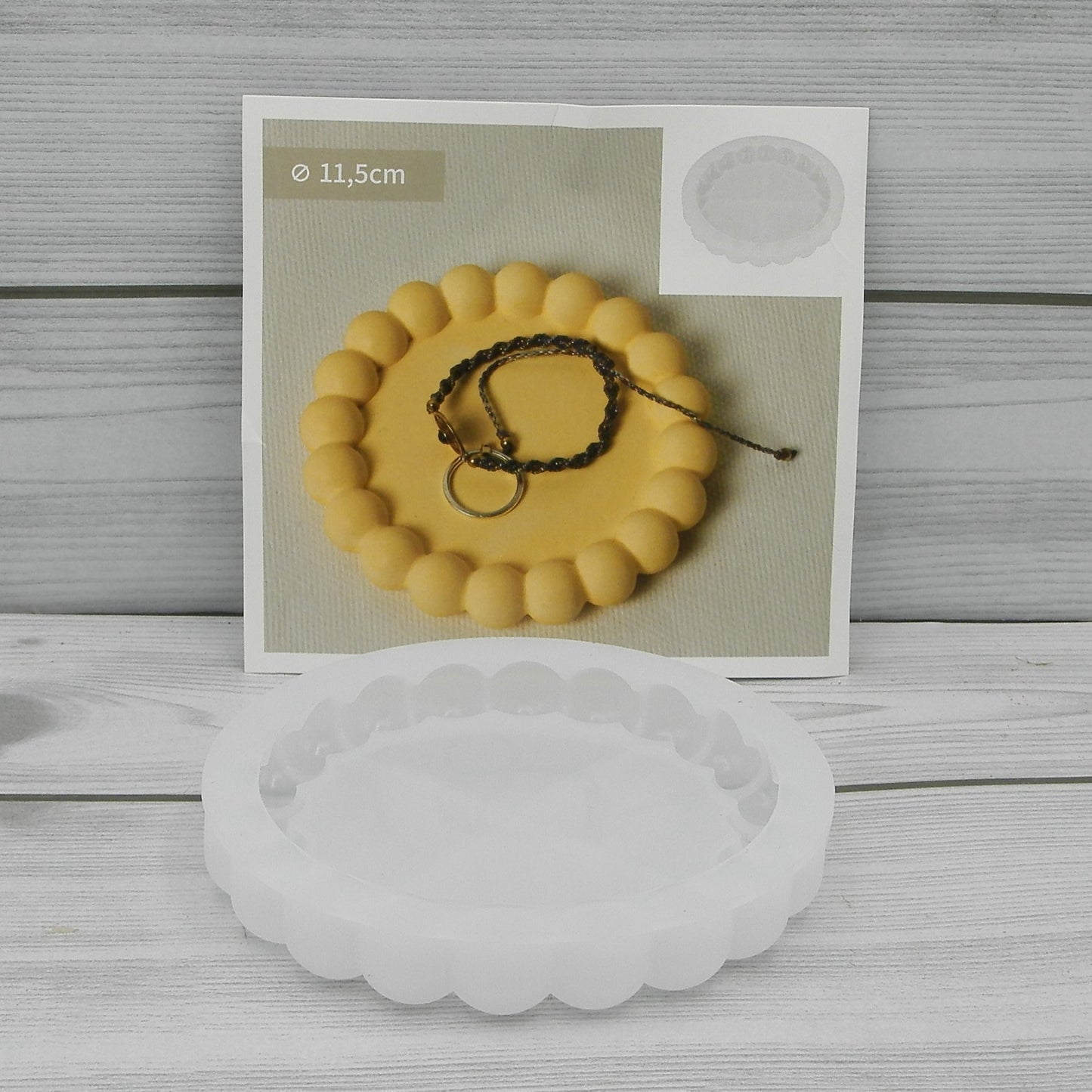 Stampo in Silicone Cerchio con Sfere Piatto Artemio