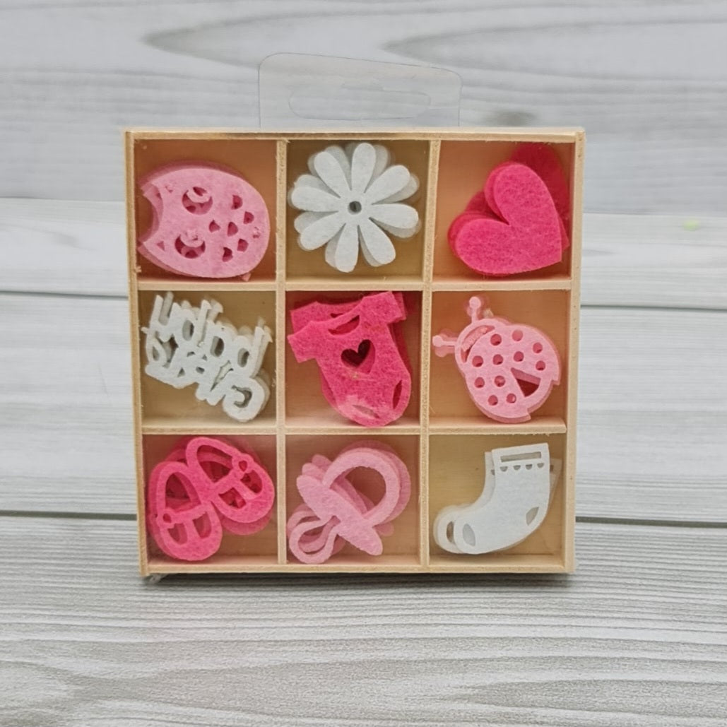 Forme in Feltro Fustellate Baby Girl Artemio