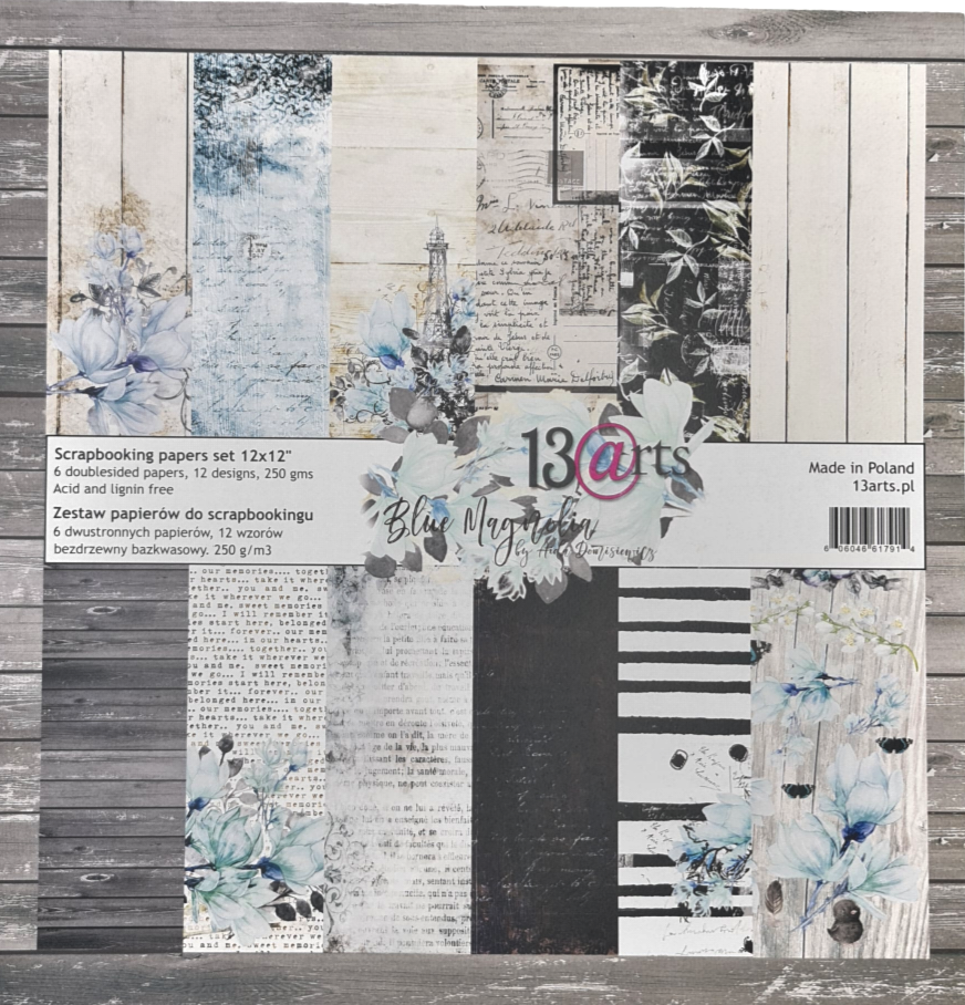 Blocco 13@rts Blue Magnolia 30x30