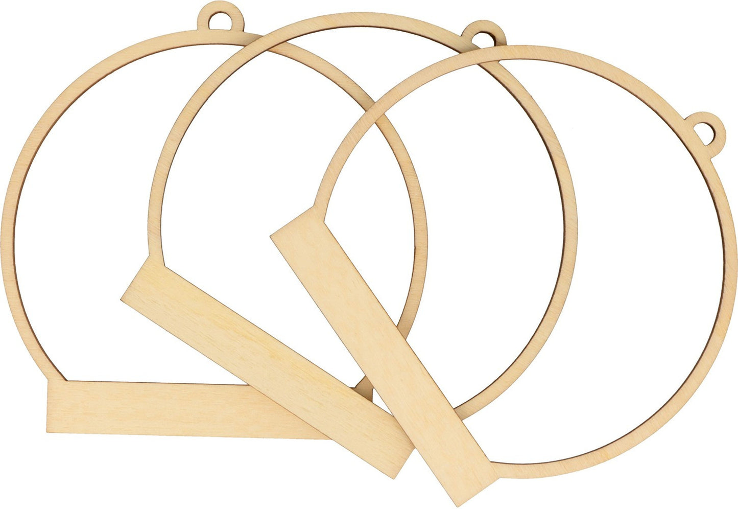 Set 3 Sfere in Legno Artemio