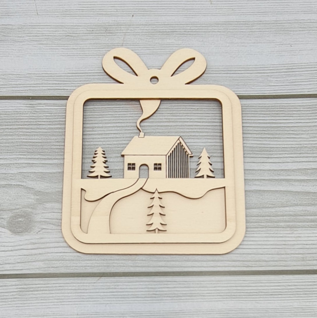 Pacchetto con Villaggio Legno 3d Artemio