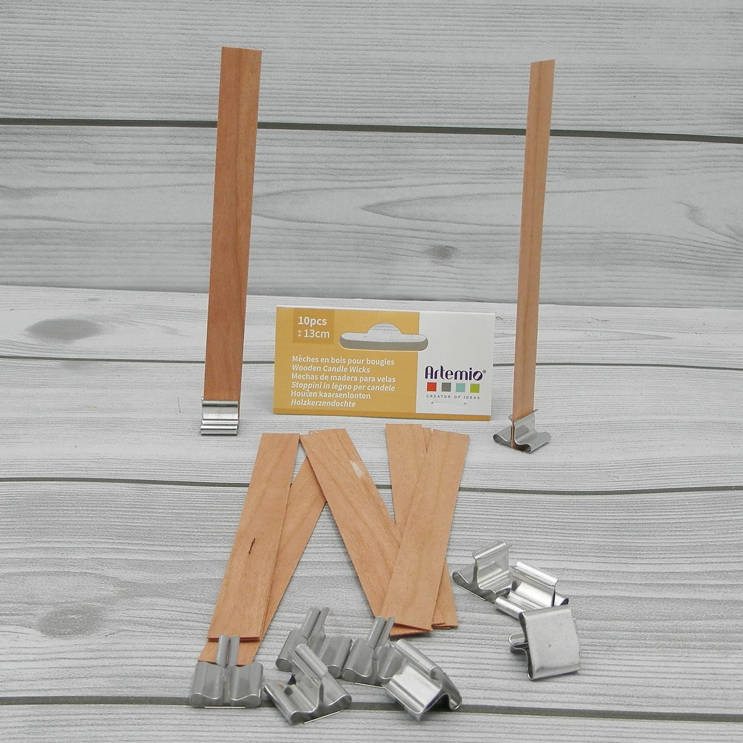 Stoppino per candele in Legno da 13cm Artemio