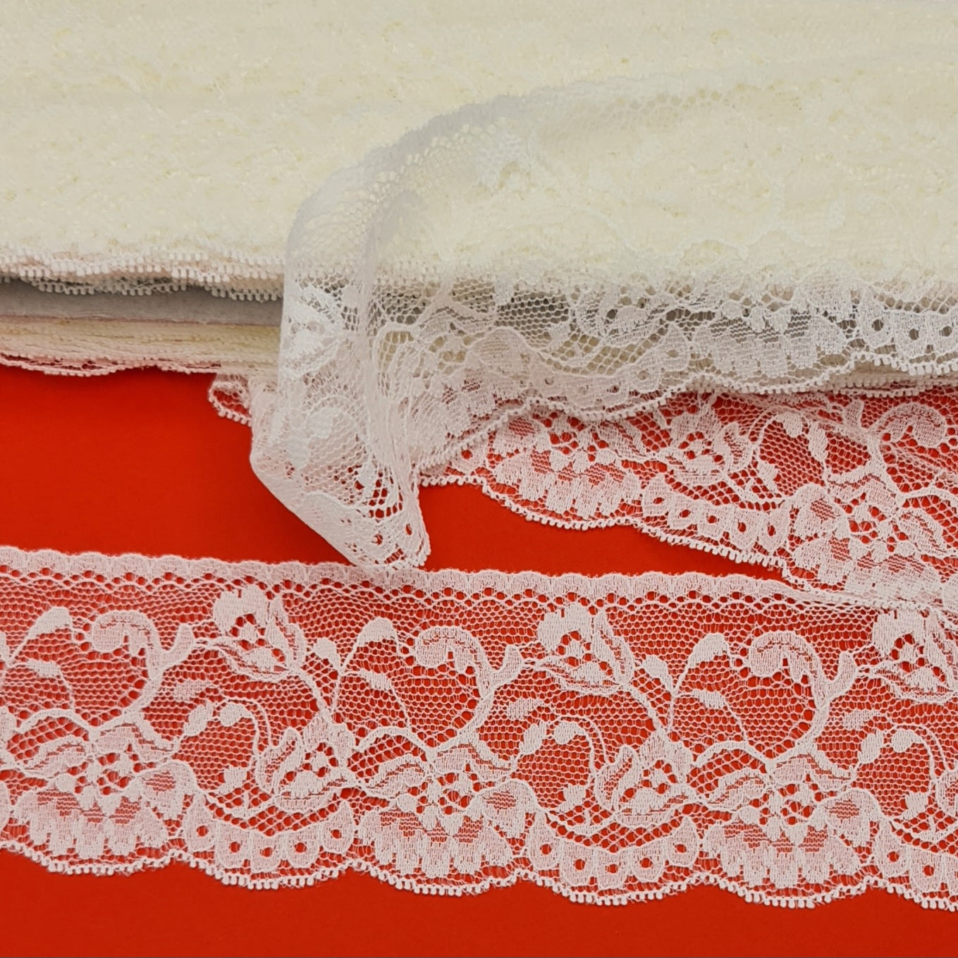 Pizzo Nylon Avorio 5cm Gogolandia