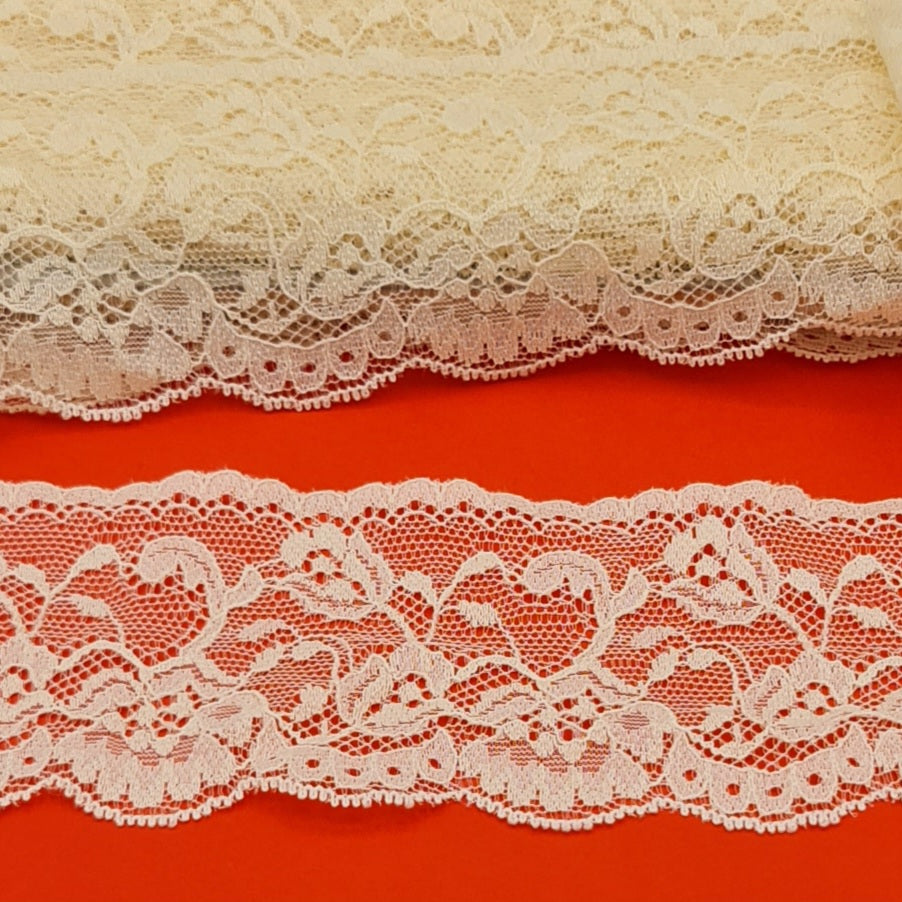 Pizzo Nylon Beige 5cm Gogolandia