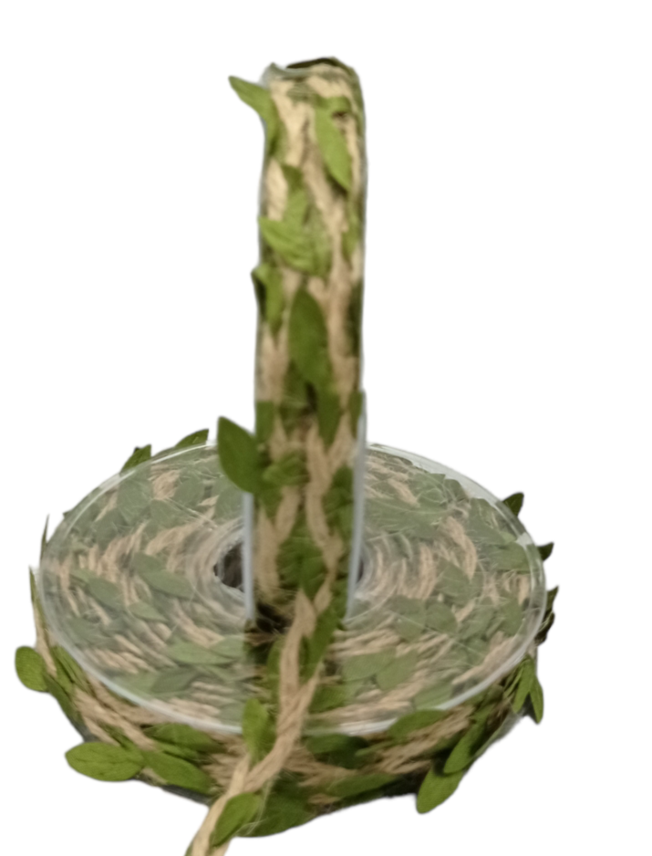 Nastro Juta con Foglie Gogolandia