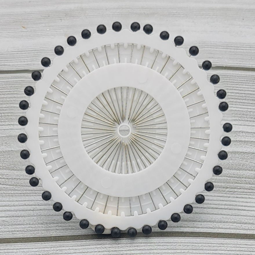 Black Head Pins 40pcs Gogolandia