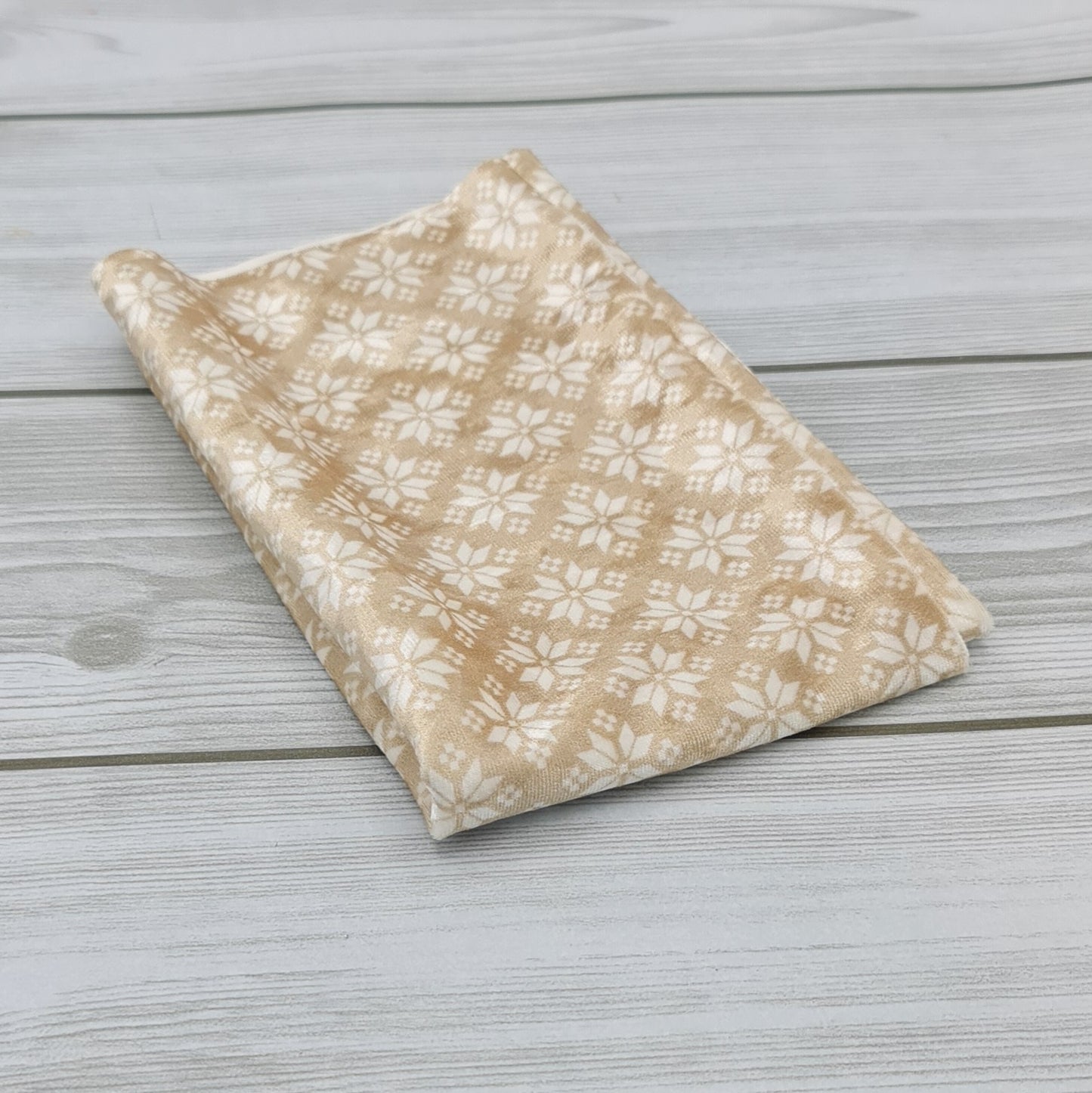 Tissu chenille beige neige Code CIN2-12