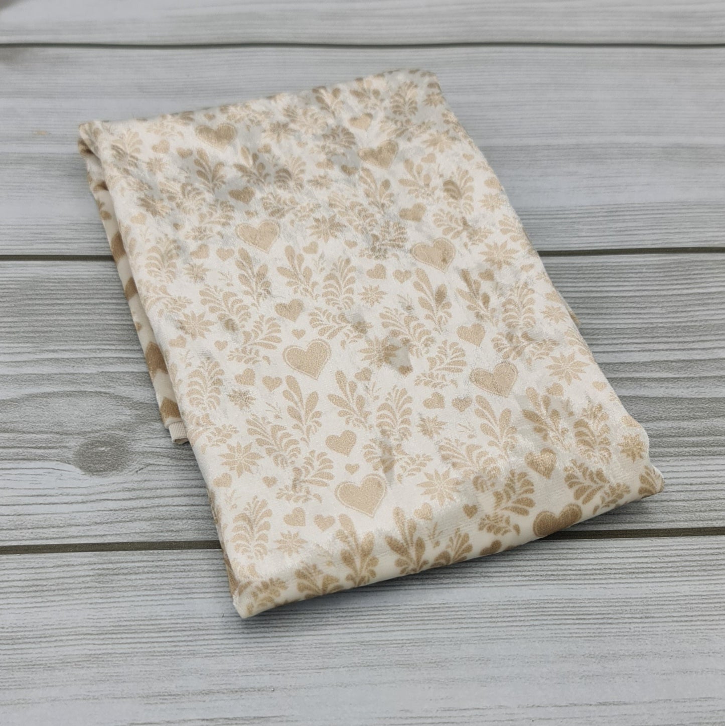 Tessuto Ciniglia Ramage Beige Le Meraviglie di Teo