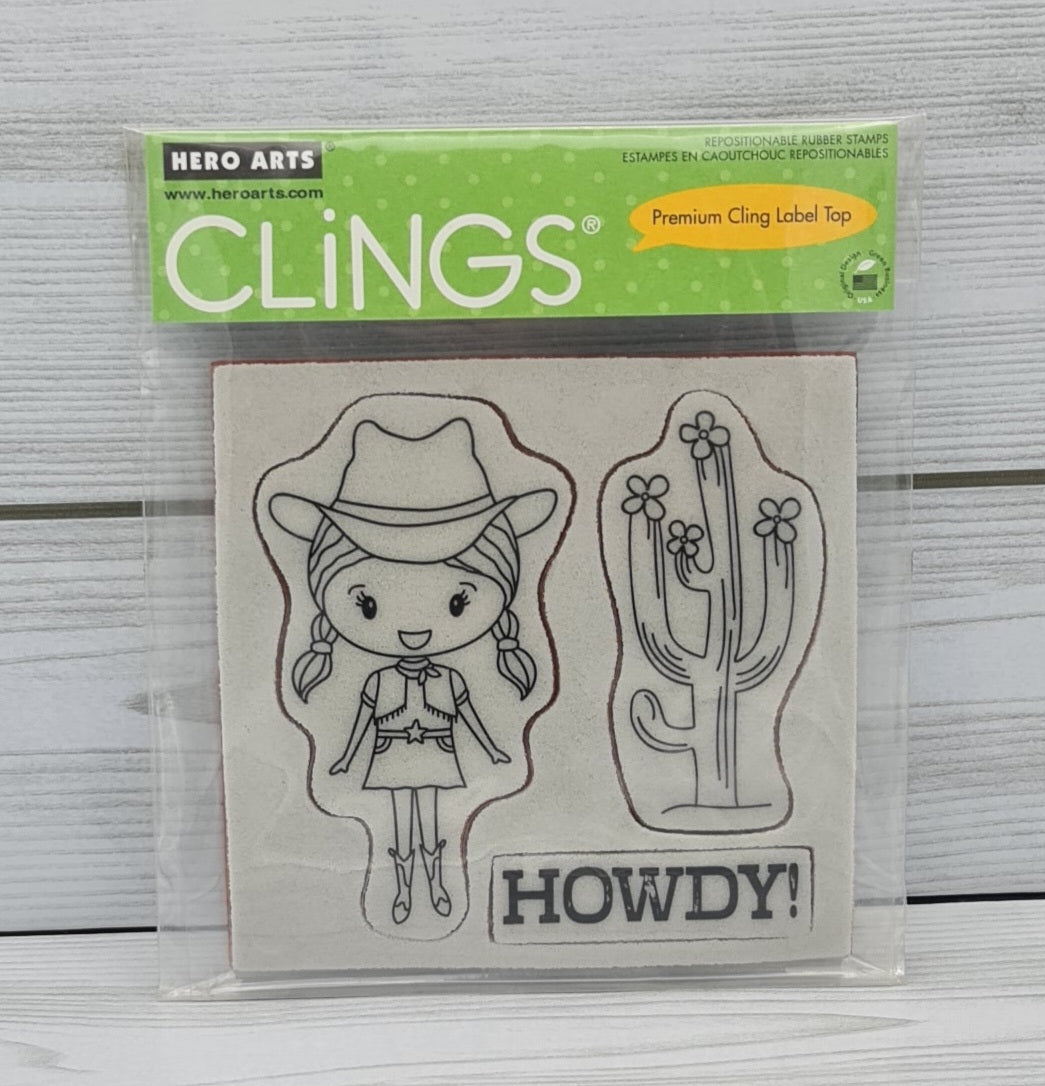 Timbro in caucciù Hero Arts Howdy