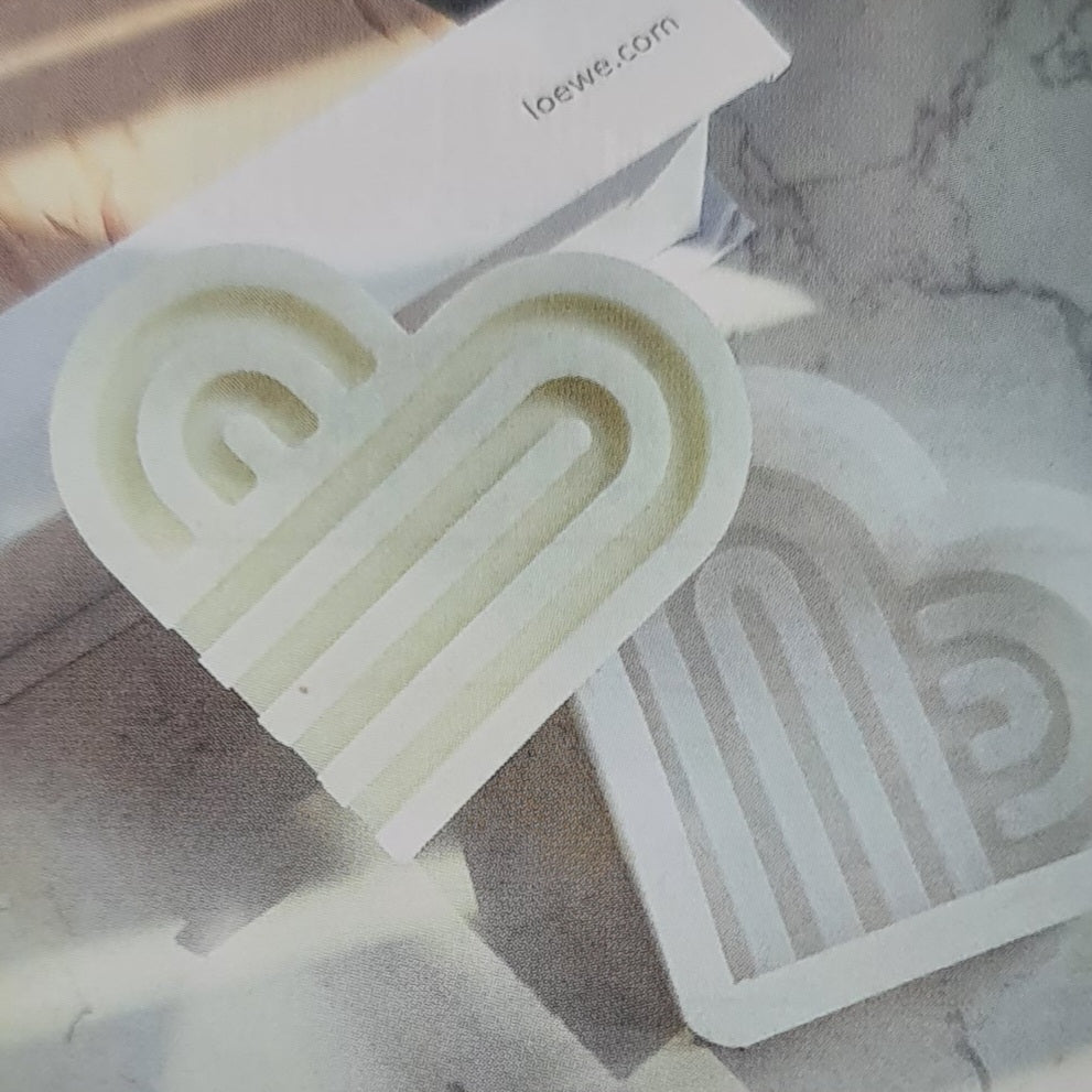 Stampo in Silicone Cuore Piatto Artemio