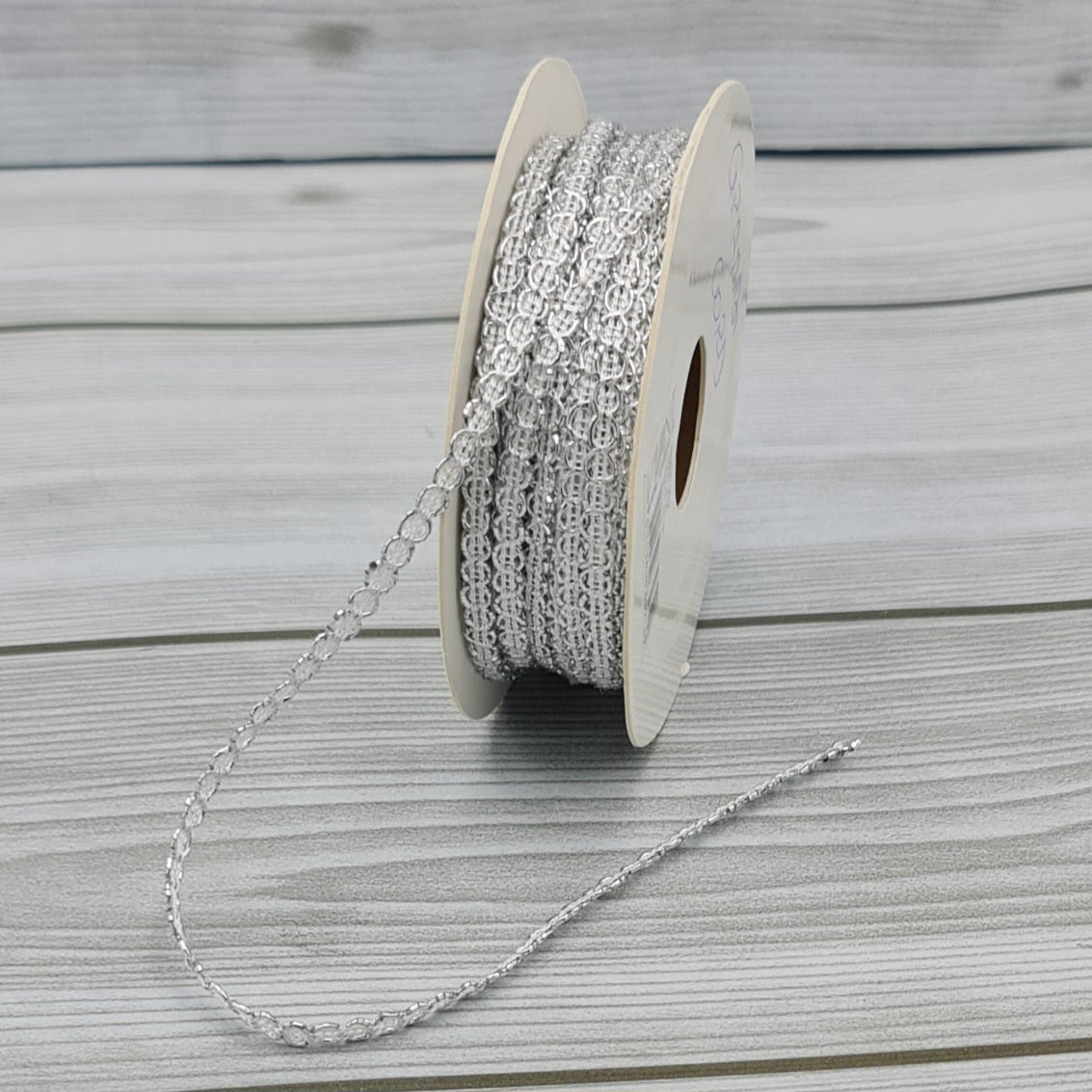 Large Silver Cord Ribbon 5mm 5221-2505