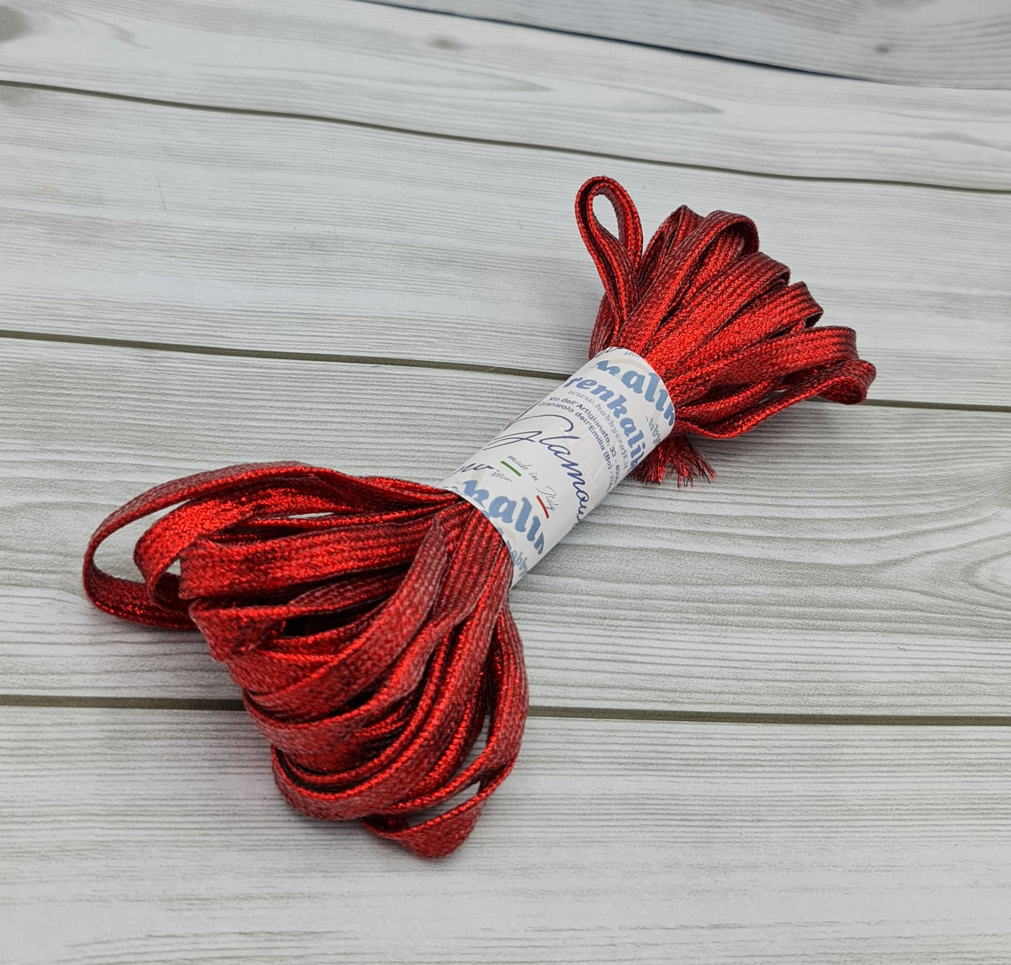 Red Glamor Ribbon 10mm Code NPGLA070