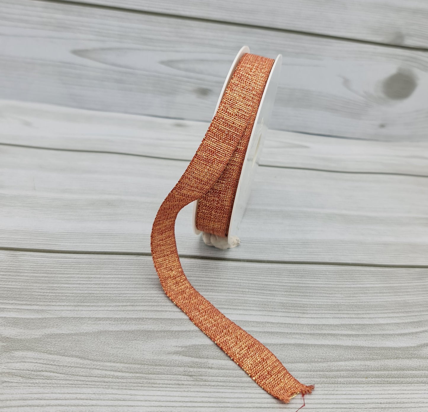 Nastro Lurex Cognac 15mm Gogolandia