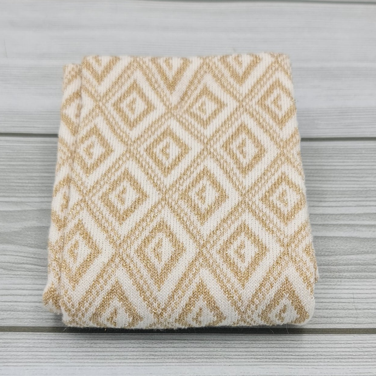 Tubolare Forma Geometrica Lurex Oro 8cm Gogolandia