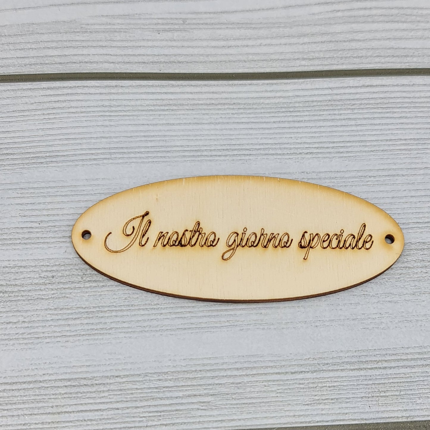 Targhetta Il Nostro Giorno Speciale Sagomiamo
