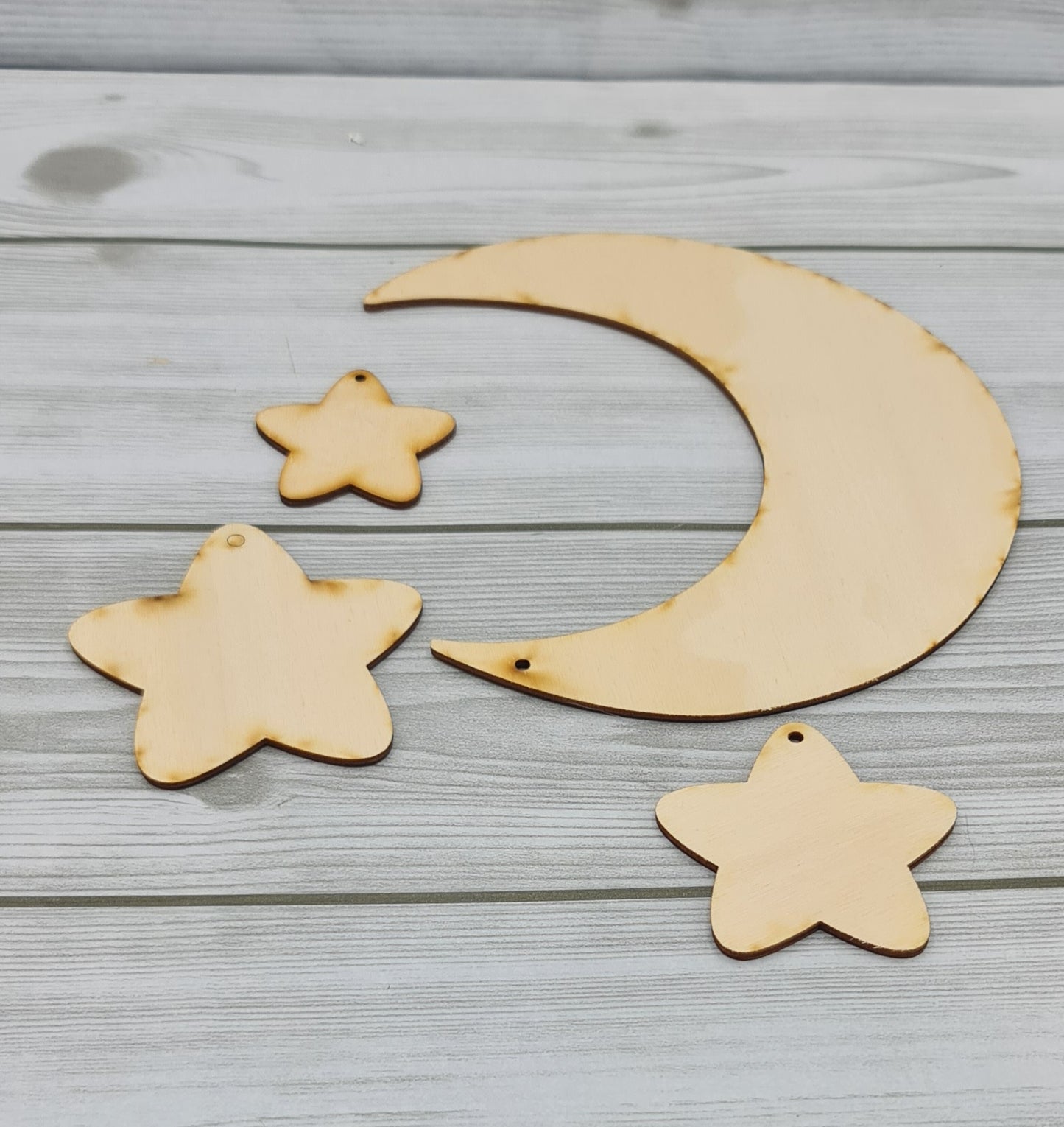 Ensemble Lune et Étoiles 4pcs Code SKL17