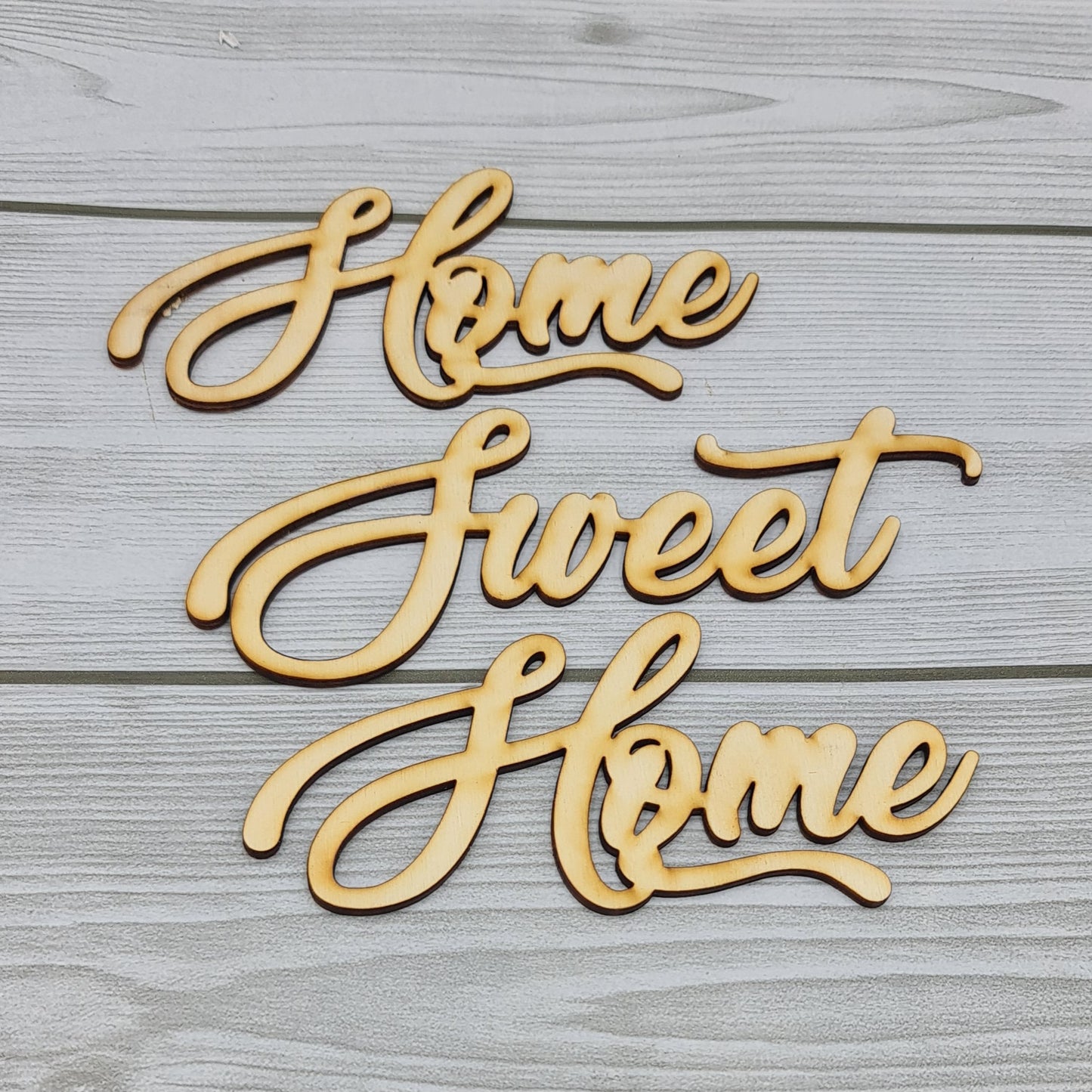 Scritta Home Sweet Home Legno Sagomiamo
