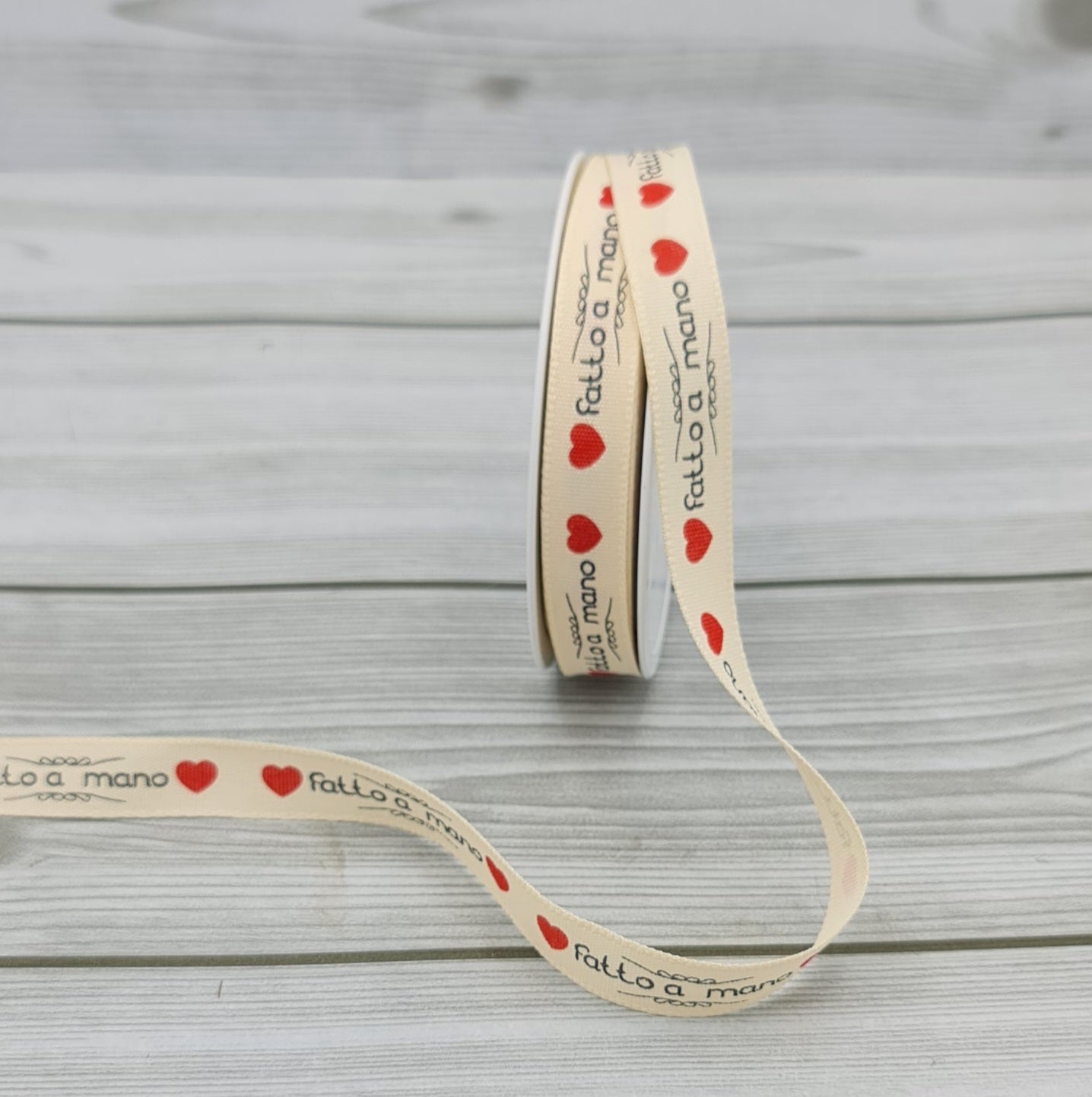 Ruban fait main en Italie 15 mm (8 étiquettes)