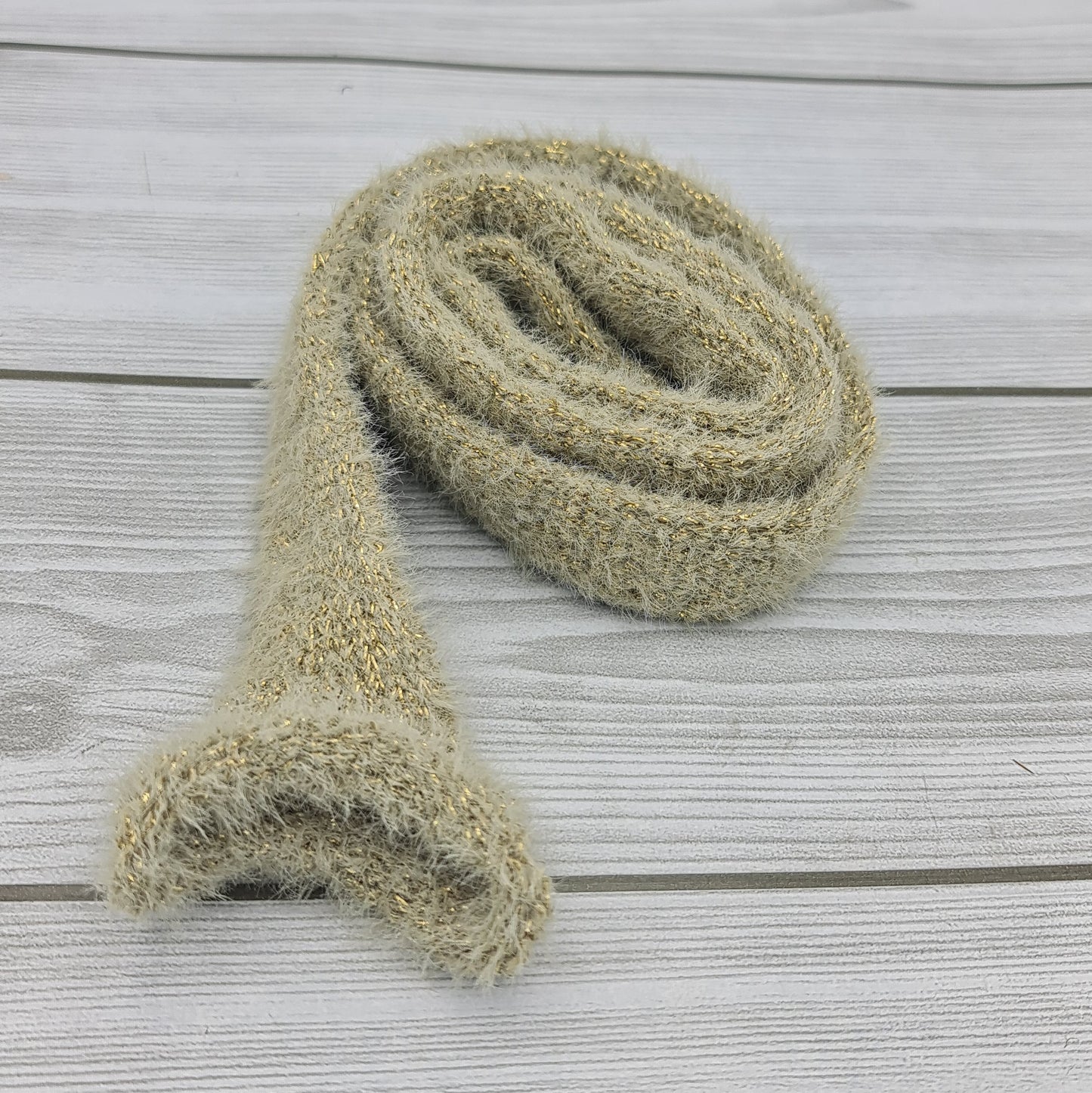 Tubolare Effetto Cachemire Tubiamo Lurex Salvia 4cm I Nastri di Mirta