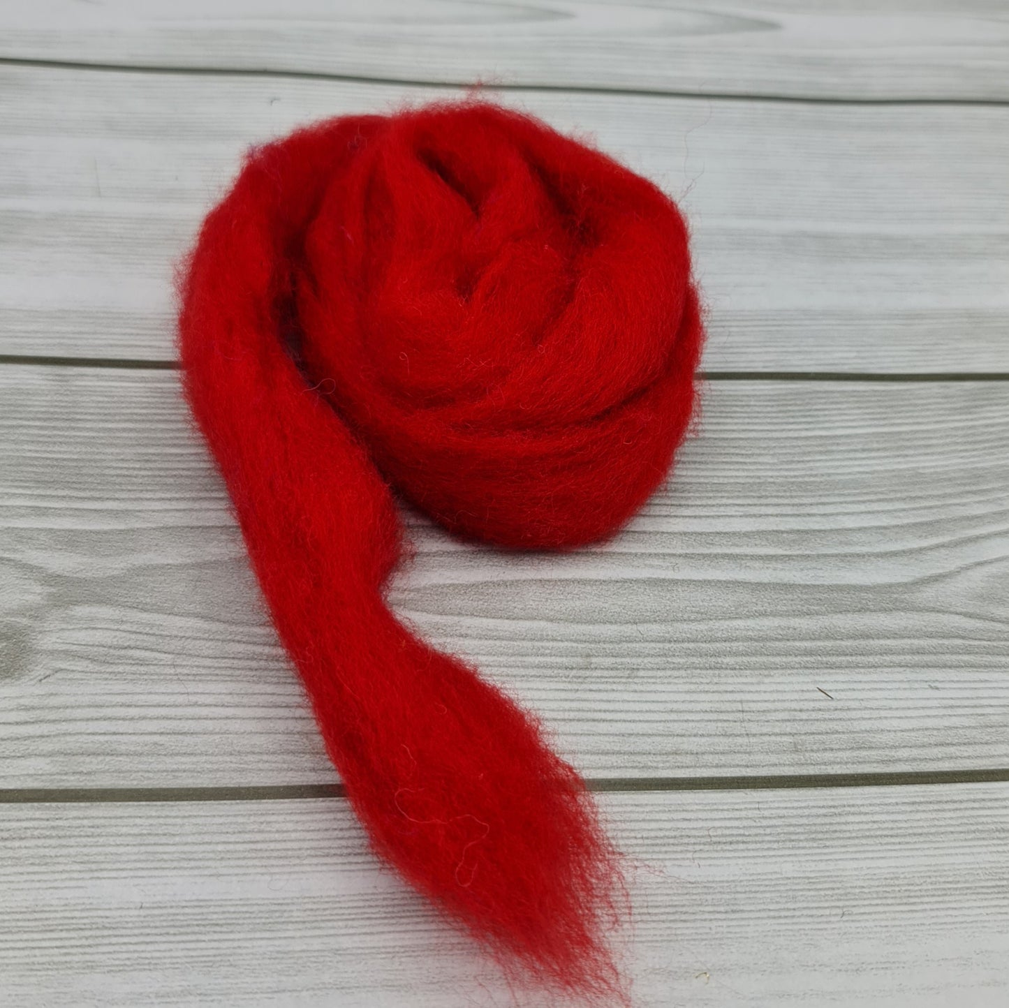 Lana CaRdotta Fine Rossa I Nastri di Mirta