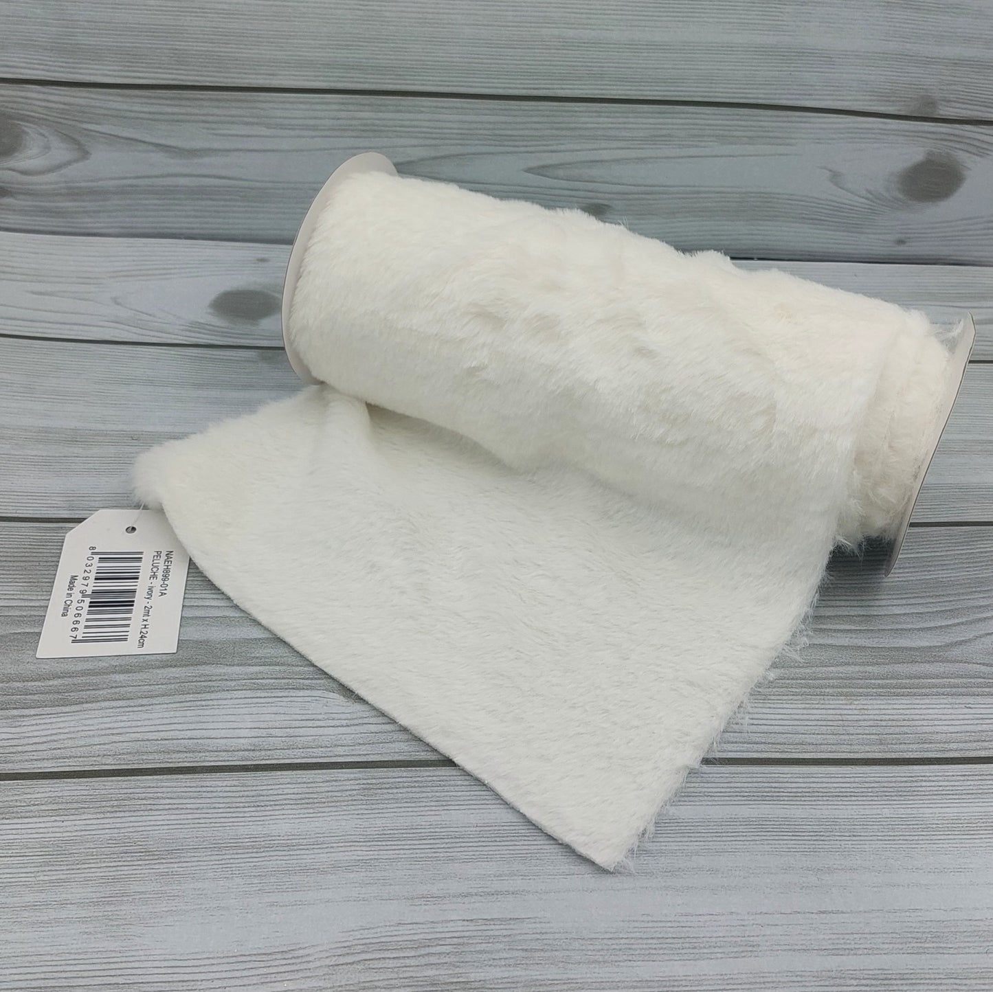 Nastro Peluche Liscio Avorio Renkalik