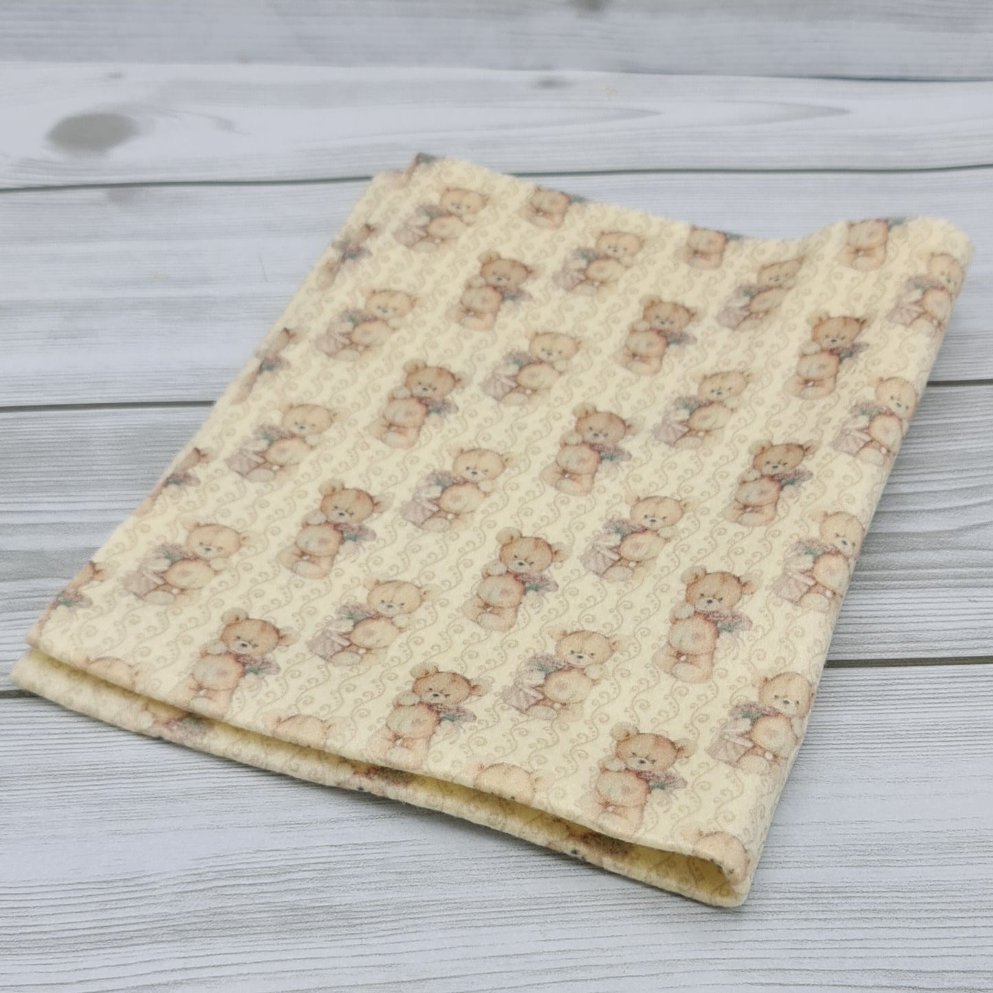 Pannolenci Stampato Orsetto Vintage Beige Cod. 2035-10