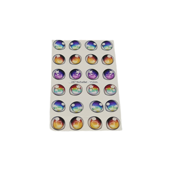 Occhi 3D misura 11mm Mod. 247